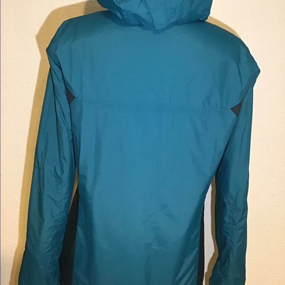 Columbia teal/black thermal coil soft shell unisex coat size medium - Picture 2 of 10